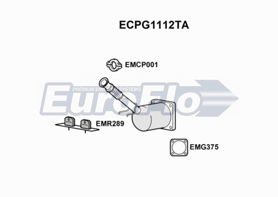 Catalytic Converter (ECPG1112TA)