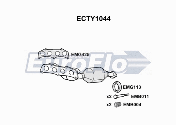 Catalytic Converter (ECTY1044)