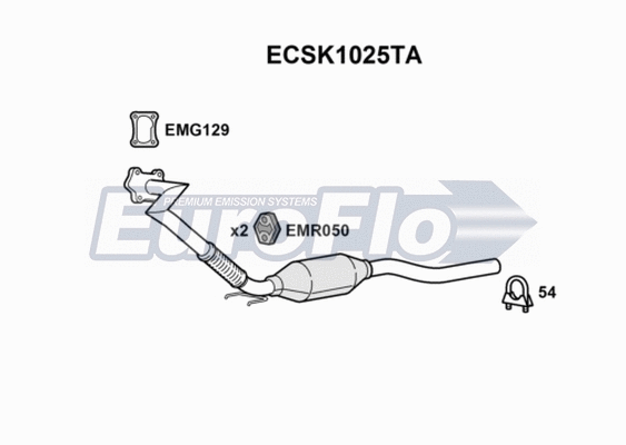 Catalytic Converter (ECSK1025TA)