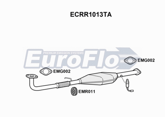 Catalytic Converter (ECRR1013TA)