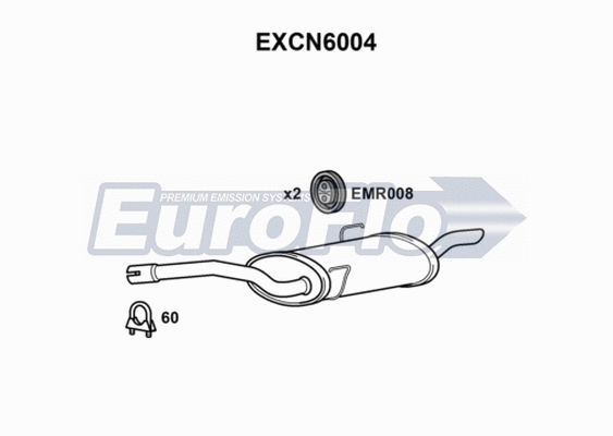 Rear Muffler (EXCN6004)