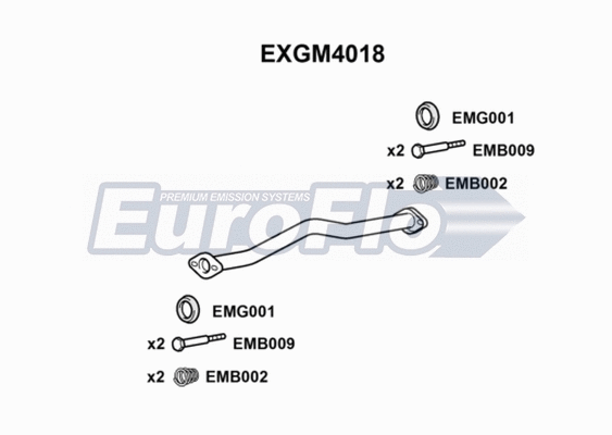 Exhaust Pipe (EXGM4018)