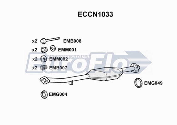 Catalytic Converter (ECCN1033)