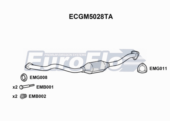 Catalytic Converter (ECGM5028TA)