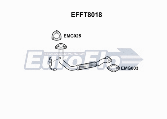 Exhaust Pipe (EFFT8018)