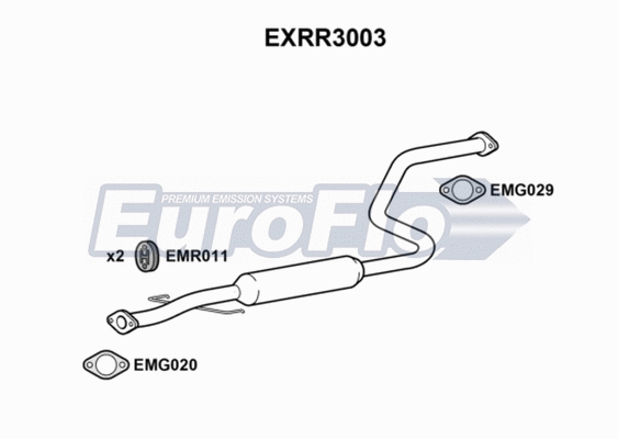 Centre Muffler (EXRR3003)