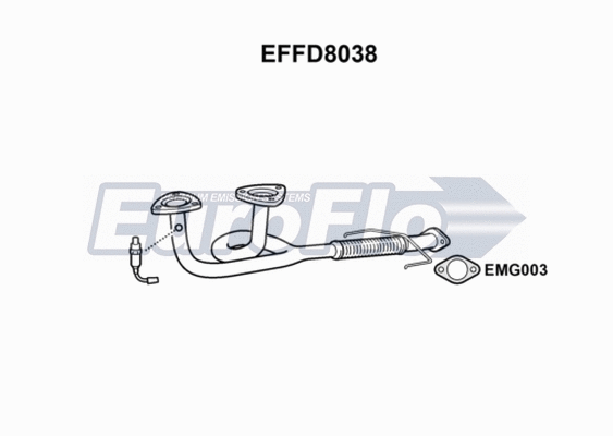 Exhaust Pipe (EFFD8038)