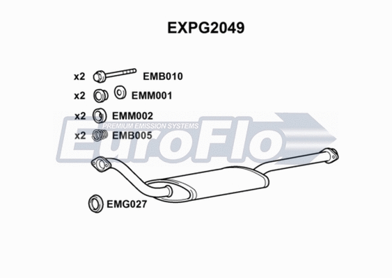 Exhaust Pipe (EXPG2049)