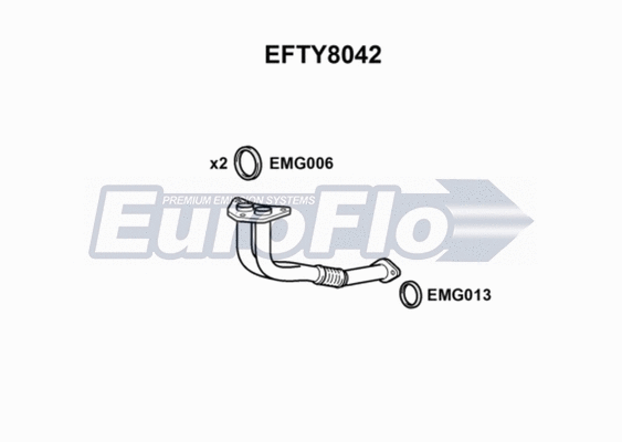 Exhaust Pipe (EFTY8042)