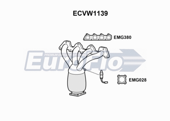 Catalytic Converter (ECVW1139)