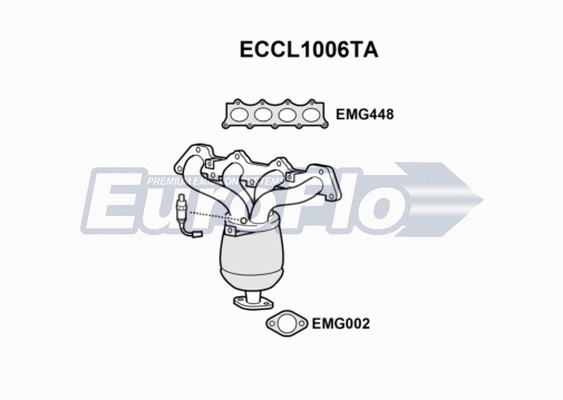 Catalytic Converter (ECCL1006TA)