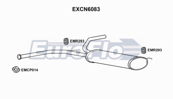 Rear Muffler (EXCN6083)