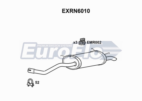 Rear Muffler (EXRN6010)