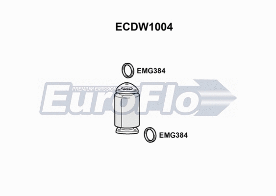 Catalytic Converter (ECDW1004)