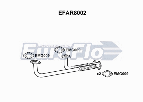 Exhaust Pipe (EFAR8002)