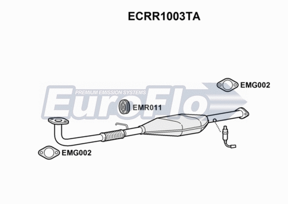 Catalytic Converter (ECRR1003TA)