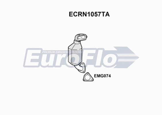 Catalytic Converter (ECRN1057TA)