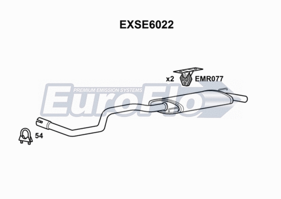 Rear Muffler (EXSE6022)