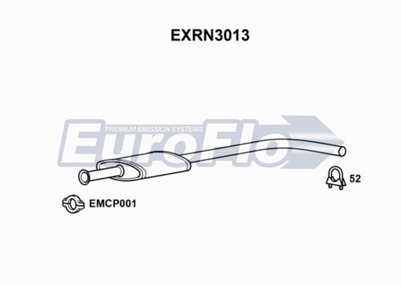 Centre Muffler (EXRN3013)