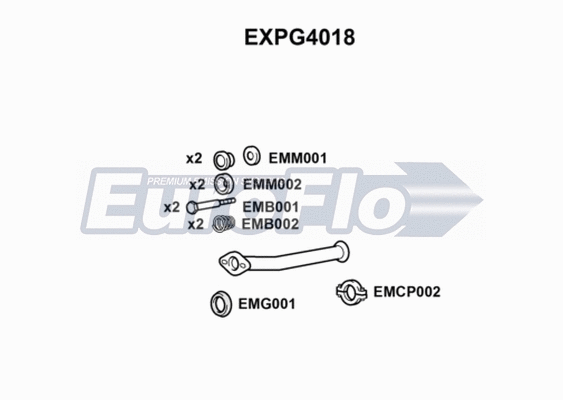 Exhaust Pipe (EXPG4018)