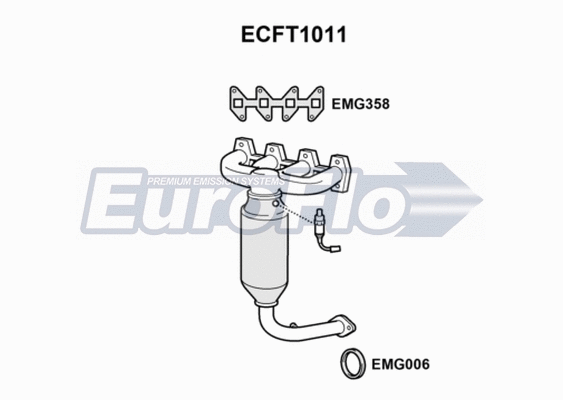 Catalytic Converter (ECFT1011)