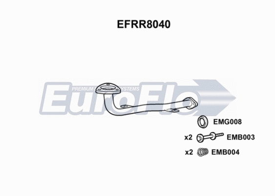 Exhaust Pipe (EFRR8040)