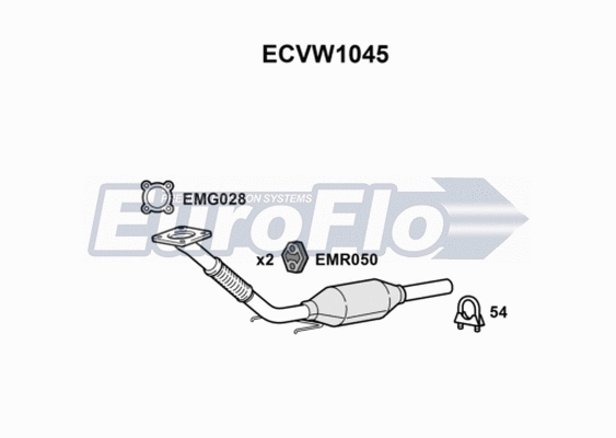 Catalytic Converter (ECVW1045)