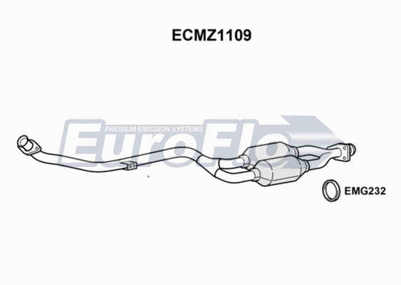 Catalytic Converter (ECMZ1109)
