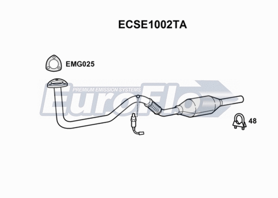 Catalytic Converter (ECSE1002TA)