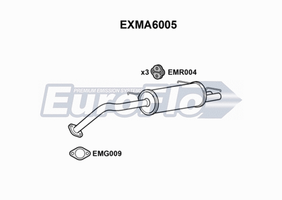 Rear Muffler (EXMA6005)
