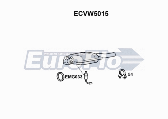 Catalytic Converter (ECVW5015)