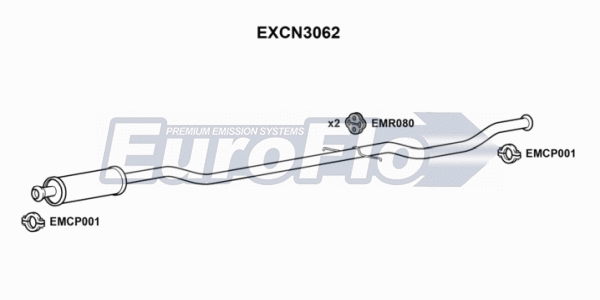 Centre Muffler (EXCN3062)