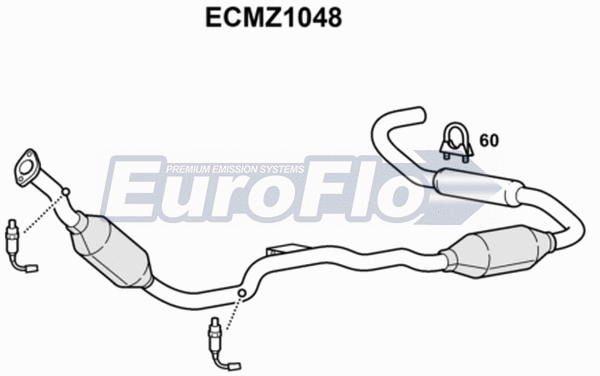 Catalytic Converter (ECMZ1048)