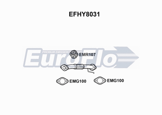 Exhaust Pipe (EFHY8031)