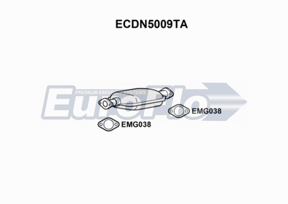 Catalytic Converter (ECDN5009TA)