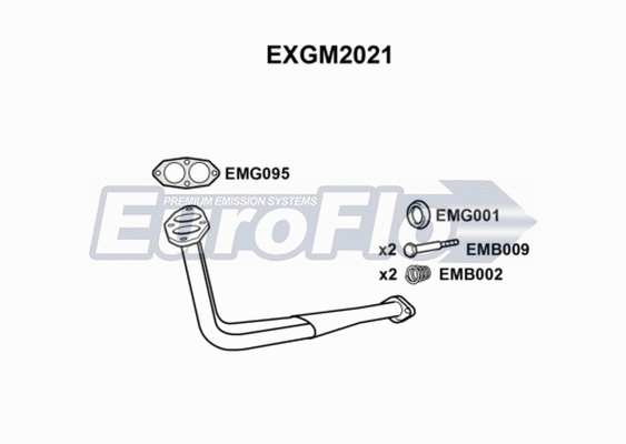 Exhaust Pipe (EXGM2021)