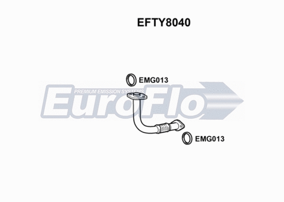 Exhaust Pipe (EFTY8040)