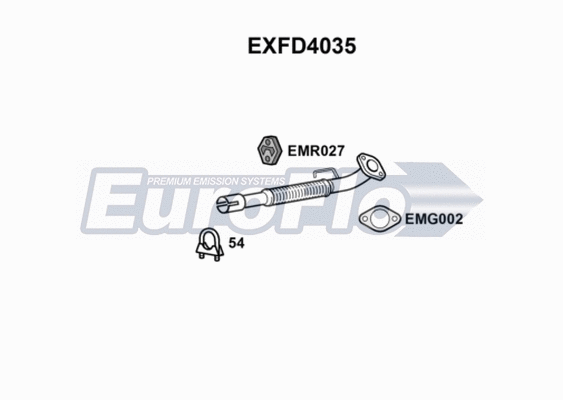 Exhaust Pipe (EXFD4035)