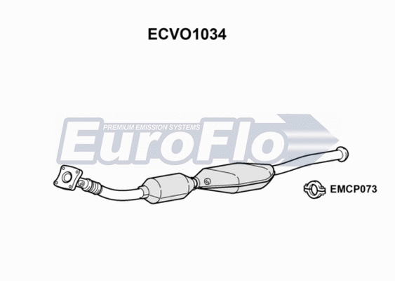 Catalytic Converter (ECVO1034)