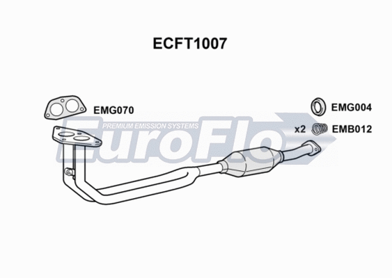 Catalytic Converter (ECFT1007)