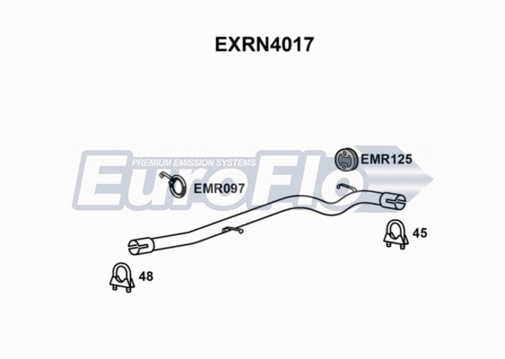 Exhaust Pipe (EXRN4017)