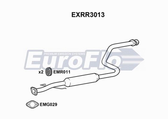 Centre Muffler (EXRR3013)