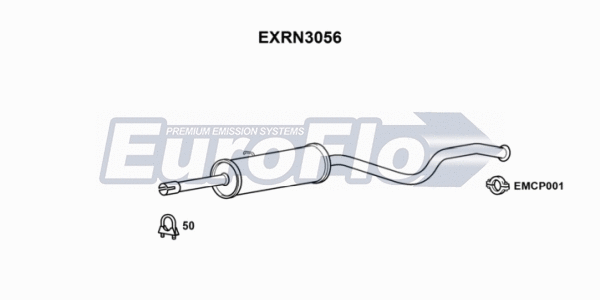 Centre Muffler (EXRN3056)