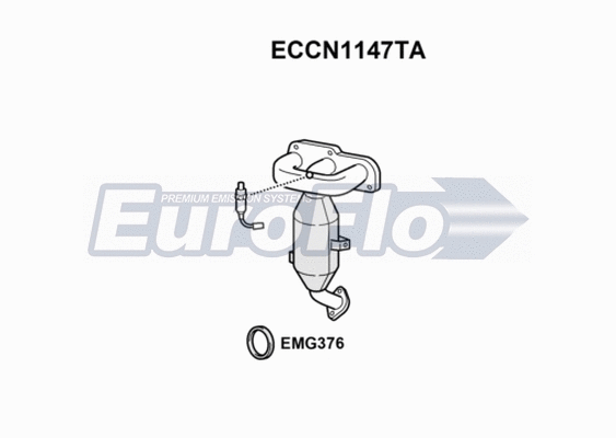 Catalytic Converter (ECCN1147TA)