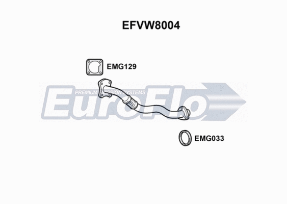 Exhaust Pipe (EFVW8004)