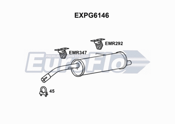 Rear Muffler (EXPG6146)