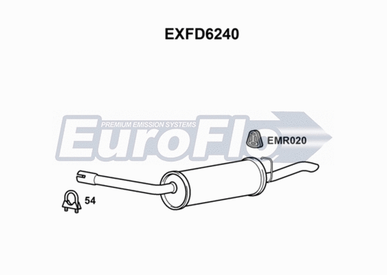 Rear Muffler (EXFD6240)
