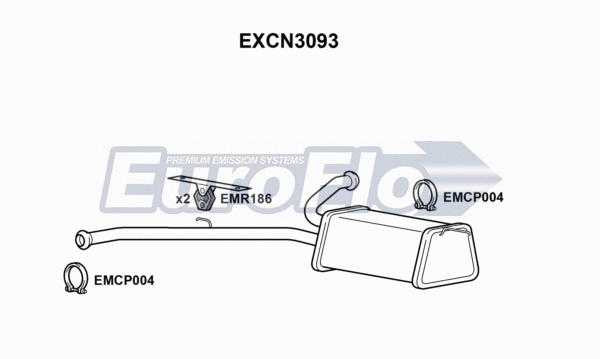 Centre Muffler (EXCN3093)