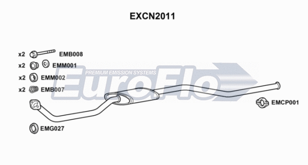 Exhaust Pipe (EXCN2011)