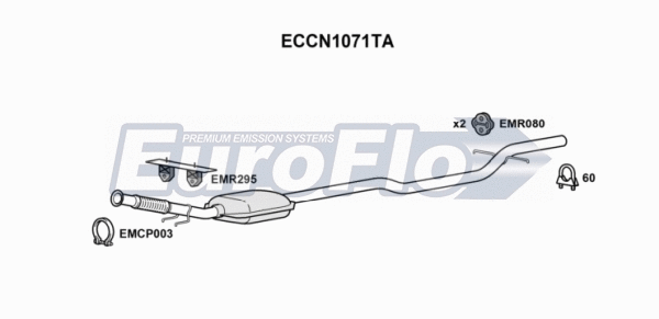 Catalytic Converter (ECCN1071TA)